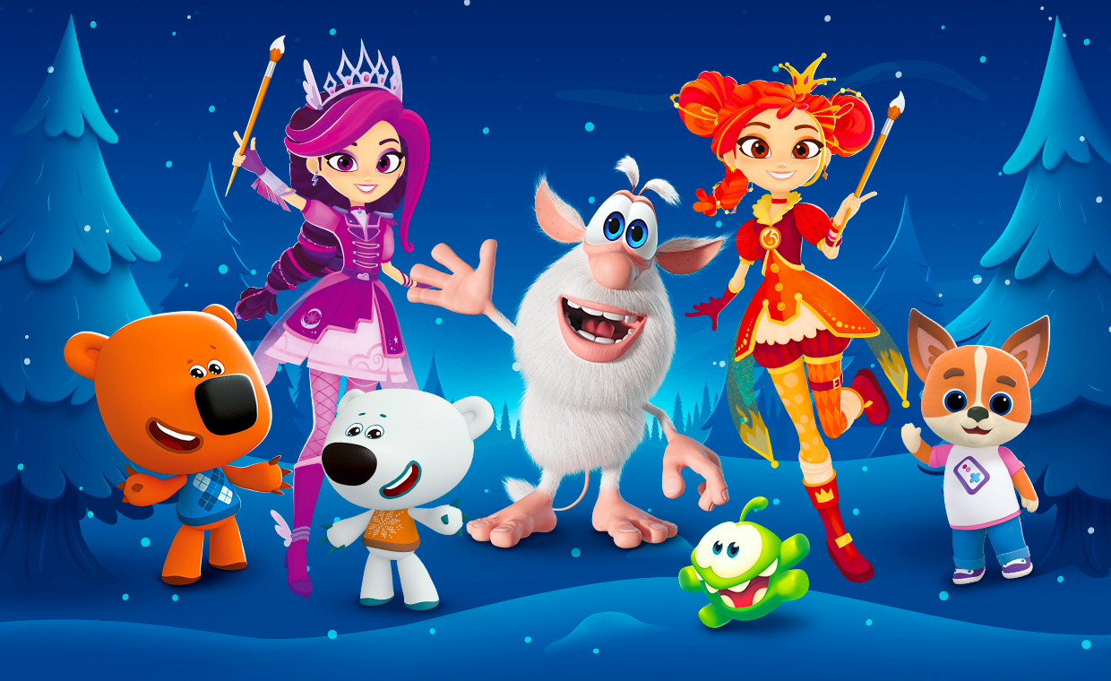 ЁЛКА ТЕЛЕКАНАЛА МУЛЬТ. ЖИВЫЕ КРАСКИ