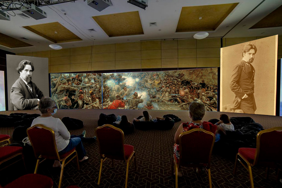 Мультимедийная выставка "Суриков. Россия на холсте".