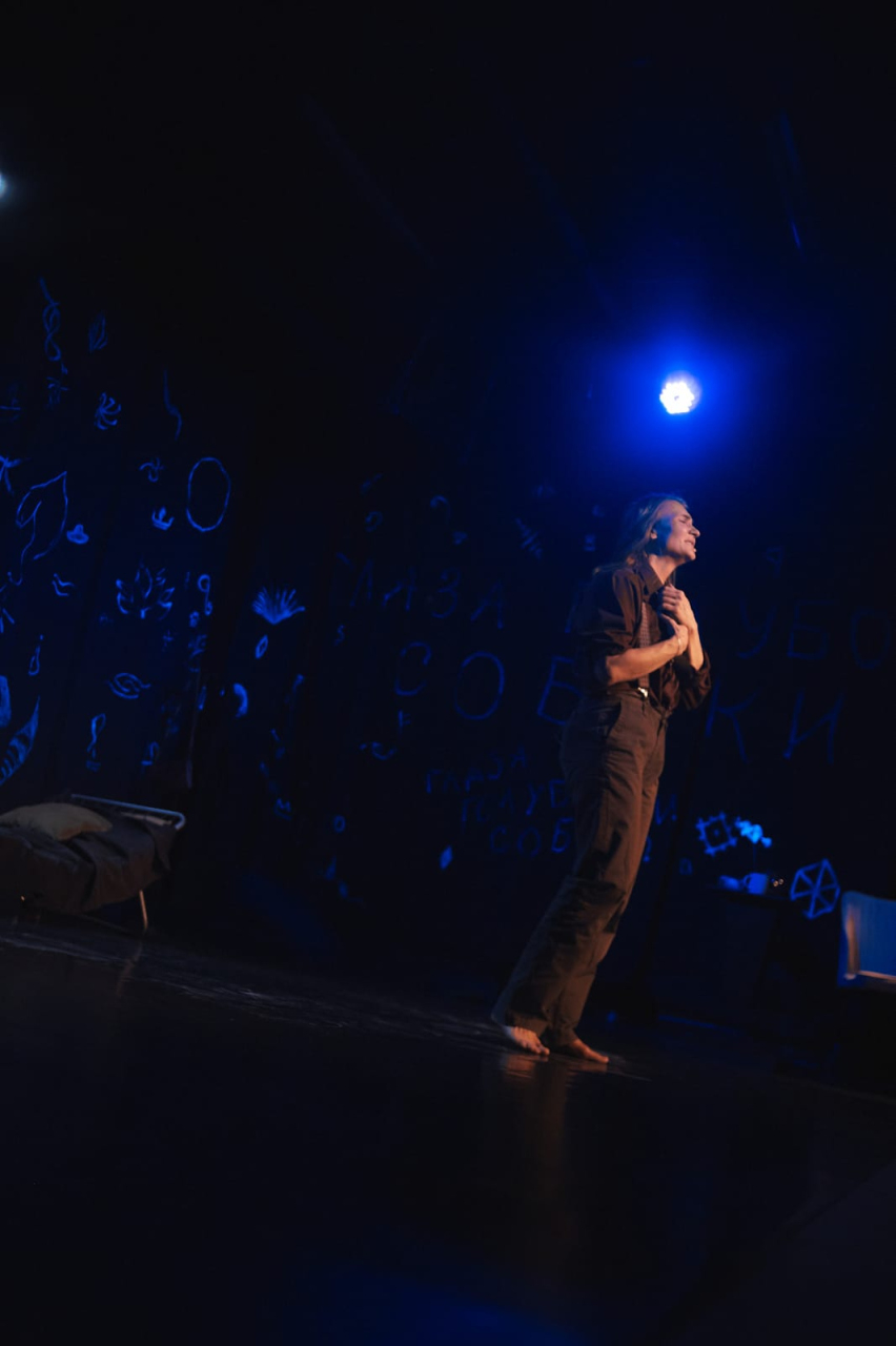 Глаза голубой собаки