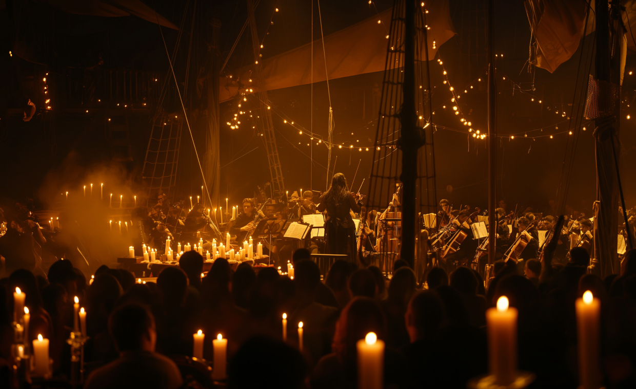 Оркестр CAGMO - Саундтреки Ханса Циммера при свечах