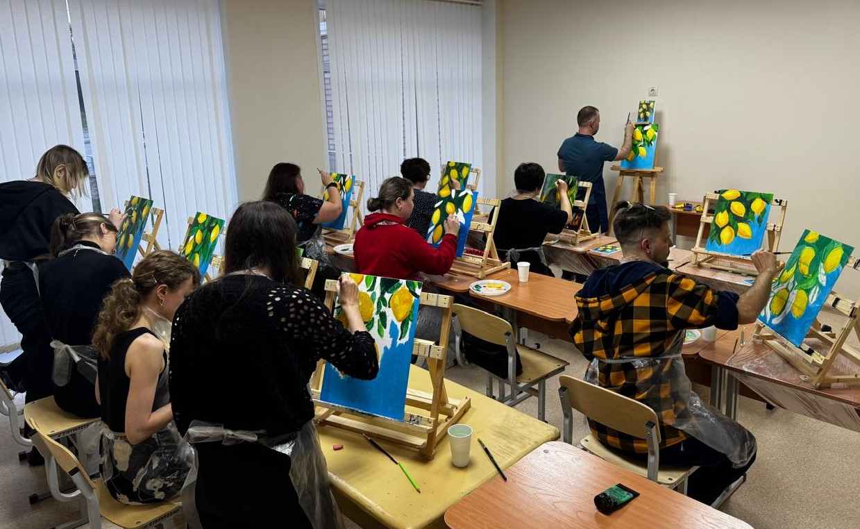 Мастер-класс по живописи "Грация"