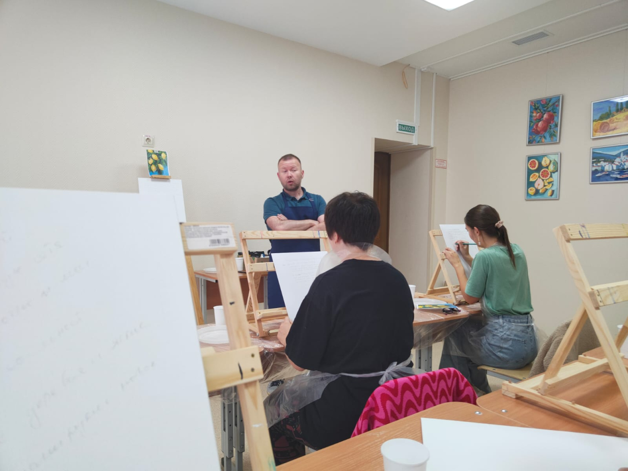 Мастер-класс по живописи "Грация"