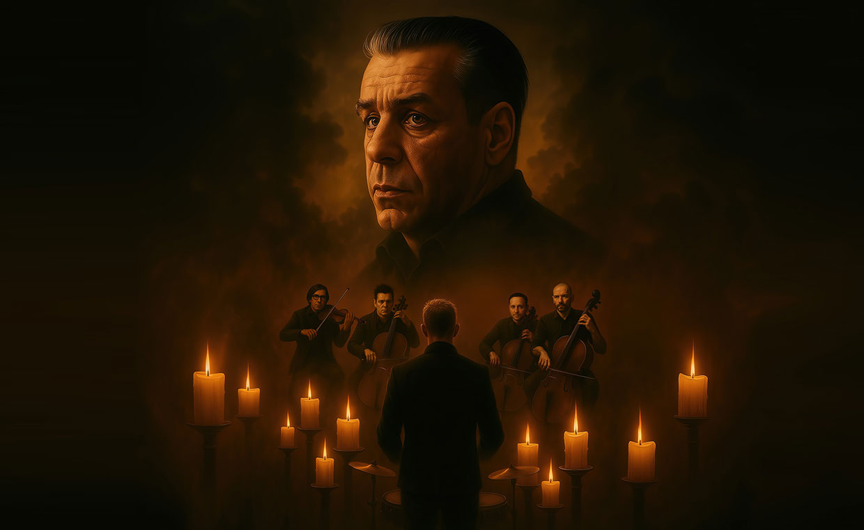 Симфония Раммштайн при свечах