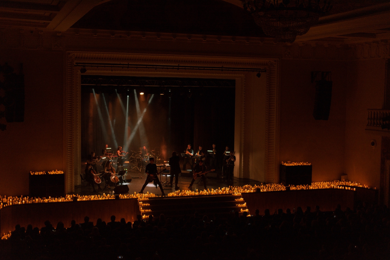 Симфония Раммштайн при свечах