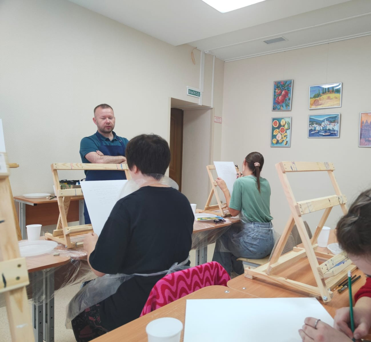 Мастер-класс по живописи "Грация"