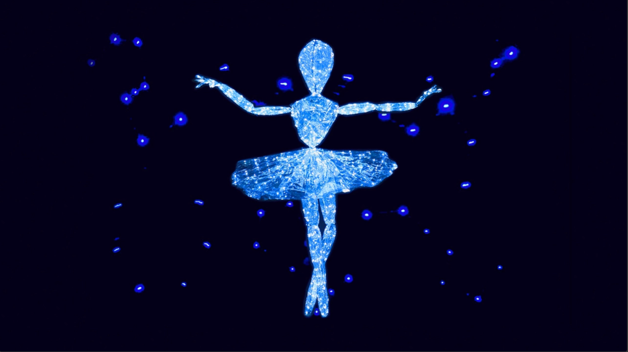 Представление световых кукол