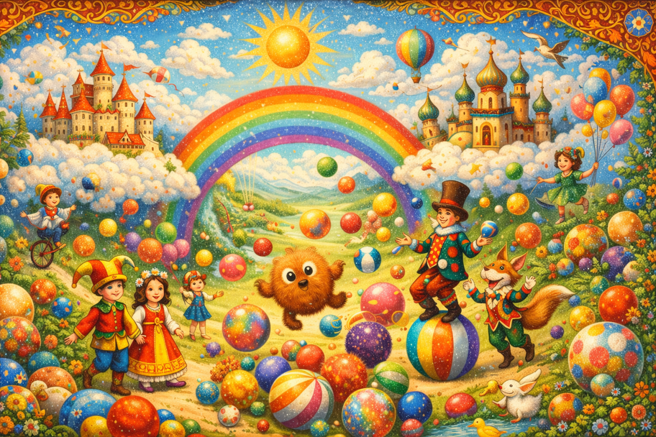 Сказка "Шарабум" - День смеха в Мягком театре